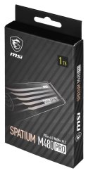 Dysk SSD MSI SPATIUM M480 Pro 1TB PCIe 4.0 NVMe M.2 2280 MSI