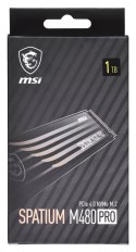 Dysk SSD MSI SPATIUM M480 Pro 1TB PCIe 4.0 NVMe M.2 2280 MSI