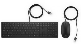 Zestaw klawiatura + mysz HP Pavilion Wired Keyboard and Mouse 400 Combo czarne 4CE97AA Hewlett-Packard