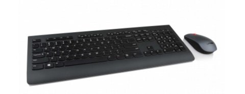 Lenovo 4X30H56829 klawiatura Dołączona myszka Uniwersalne RF Wireless QWERTY US English Czarny Lenovo