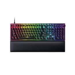 Razer | Opcyjna klawiatura do gier Huntsman V2 | Klawiatura do gier | Światło LED RGB | RU | Przewodowe | Czarny | Klawiatura nu RAZER