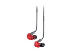 Shure SE215SPE-RD-EFS - Słuchawki douszne z pojedynczym przetwornikiem i kablem 3.5mm (czerwone) SHURE