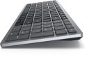 DELL KB740 klawiatura RF Wireless + Bluetooth QWERTY Angielski Szary, Czarny Dell