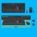 Logitech Advanced MK540 klawiatura Dołączona myszka Uniwersalne USB QWERTZ Swiss Czarny, Biały Logitech