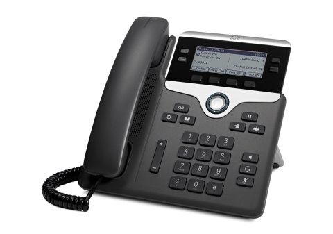 Cisco 7841 telefon VoIP Czarny, Srebrny 4 linii LCD Cisco