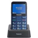 Panasonic KX-TU155 6,1 cm (2.4") 102 g Niebieski Telefon dla początkujących Panasonic