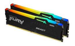 KINGSTON DDR5 32GB 6000MT/s CL30 DIMM (Kit of 2) FURY Beast RGB XMP Kingston