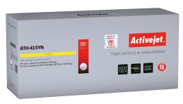 Toner Activejet ATH-415YN (zamiennik HP 415A W2032A; Supreme; 2100 stron; żółty) - Brak Chipa Activejet