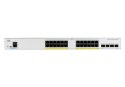 Cisco Catalyst C1000-24P-4G-L łącza sieciowe Zarządzany L2 Gigabit Ethernet (10/100/1000) Obsługa PoE Szary Cisco