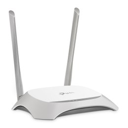 TP-Link TL-WR840N router bezprzewodowy Fast Ethernet Jedna częstotliwości (2,4 GHz) Szary, Biały TP-LINK