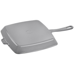 Kwadratowa patelnia żeliwna grillowa STAUB 40501-109-0 - grafitowa 30 cm ZWILLING