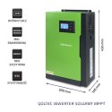 QOLTEC INWERTER SOLARNY HYBRYDOWY OFF-GRID 3,5KW | 100A | 24V | MPPT | SINUS Qoltec