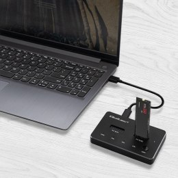 QOLTEC STACJA DOKUJĄCA DYSKÓW SSD M.2 | NVME | SATA | USB-C | DUAL 2 X 2TB Qoltec