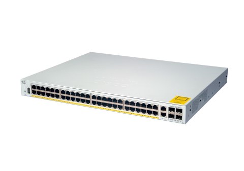 Cisco Catalyst C1000-48P-4G-L łącza sieciowe Zarządzany L2 Gigabit Ethernet (10/100/1000) Obsługa PoE Szary Cisco