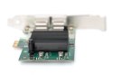 DIGITUS KARTA SIECIOWA PCIE PRZEWODOWA 2X RJ45 GIGABIT 10/100/1000MBPS LOW PROFILE DN-10132 DIGITUS