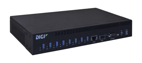 Digi AW08-G300 huby i koncentratory USB 3.2 Gen 1 (3.1 Gen 1) Type-A 10000 Mbit/s Czarny DIGITUS