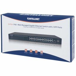 INTELLINET GIGABIT SWITCH 24X 10/100/1000 RJ45 POE Intellinet