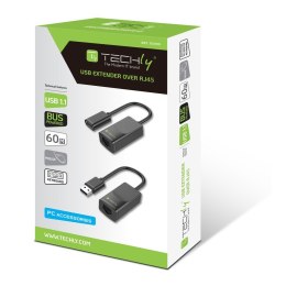 Techly 103199 Extender USB po kablu sieciowym RJ45 TECHly