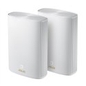 ZENWIFI AX HYBRID (XP4) AX1800/PW LINE 2 SET WHITE MESH WIFI 6 ASUS