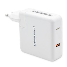 Qoltec Ładowarka GaN FAST 108W | 5-20V | 3-4.7A | USB C | Biała Qoltec