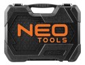 Zestaw nasadek przelotowych 1/4" + 3/8", 46 szt. NEO TOOLS