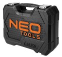 Zestaw nasadek przelotowych 1/4" + 3/8", 46 szt. NEO TOOLS