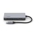 Hub Belkin Connect USB-C 4-in-1 Multiport Adapter 1x4k HDMI/2xUSB-A/1xUSB-C PD3.0 Grey Belkin