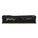 KINGSTON 16GB 2666MHz DDR4 CL16 DIMM 1Gx8 FURY Beast Black KF426C16BB1/16 Kingston