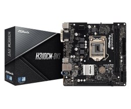 Płyta główna Asrock H310CM-DVS (LGA 1151; 2x DDR4 DIMM; Micro ATX) Asrock