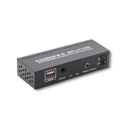 QOLTEC SPLITTER AKTYWNY ROZDZIELACZ HDMI V. 2.0 | 1X2 | EDID+IR Qoltec