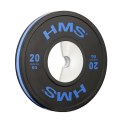 BTBR Set zestaw talerzy olimpijskich Bumper- 2x (10kg,15kg,20kg,25kg) HMS BTBR SET HMS