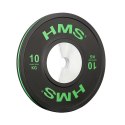 BTBR Set zestaw talerzy olimpijskich Bumper- 2x (10kg,15kg,20kg,25kg) HMS BTBR SET HMS