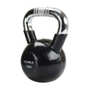 Kettlebell chromowany 12 kg czarny HMS KTC12 HMS