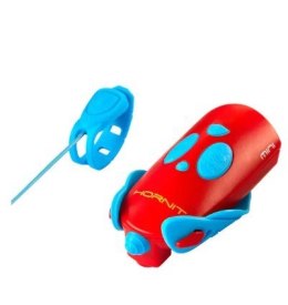 Lampka rowerowa z klaksonem HORNIT Mini BLUE - RED 5353BURE HORNIT