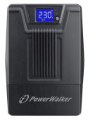 POWER WALKER UPS LINE-IN VI 600 SCL 600VA, 2X SCHUKO, RJ11/45, USB, LCD POWER WALKER