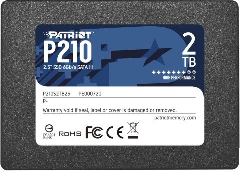 SSD Patriot P210 2TB SATA3 2.5 Patriot Memory