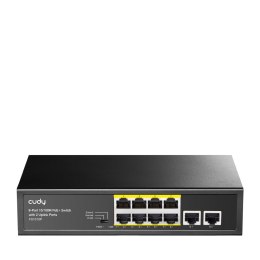 Switch CUDY FS1010P 8-Port 10/100M PoE+ 120W 2xUplink CUDY