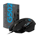 Mysz Logitech G502 Hero 910-005470 (optyczna; 16000 DPI; kolor czarny) Logitech