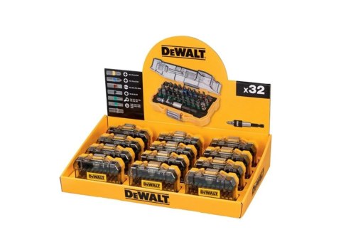 {ekspozytor 12 x dt7969} zestaw akces.32szt bity DeWalt