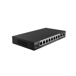 REYEE SWITCH ZARZĄDZALNY 10 PORTÓW 1GBIT + 2 PORTY UPLINK RJ45 1GBIT | 8 PORTÓW POE/POE+ (70W MAX) | L2 | METALOWA OBUDOWA Ruijie