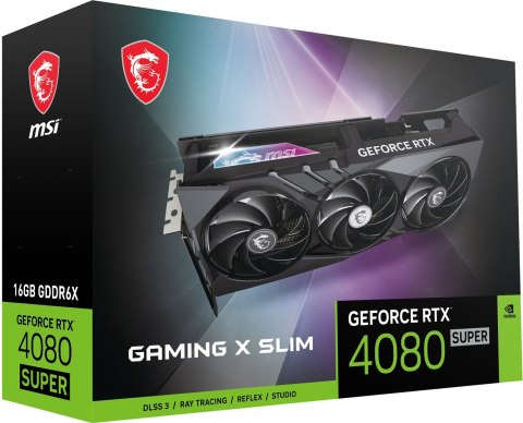 Karta graficzna MSI GeForce RTX 4080 SUPER 16GB GAMING X SLIM MSI