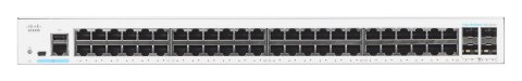 Cisco CBS350-48T-4X-EU łącza sieciowe Zarządzany L2/L3 Gigabit Ethernet (10/100/1000) Srebrny Cisco