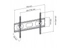 Uchwyt ścienny do telewizora ART AR-18 32"-70" 60kg ART