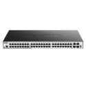 D-Link DGS-1510-52X łącza sieciowe Zarządzany L3 Gigabit Ethernet (10/100/1000) 1U Czarny D-Link