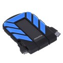 Dysk zewnętrzny HDD ADATA HD710 PRO (1TB; 2.5"; USB 3.2; niebieski) ADATA