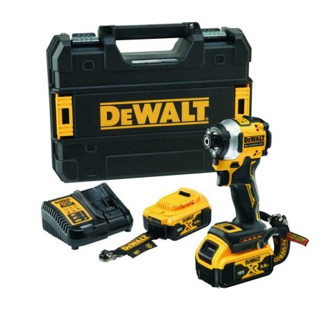 DEWALT.ZAKRĘTARKA UDAR.18V DCF850P2T 208Nm 2x5,0Ah TSTAK LANYARD READY DeWalt