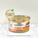 GOURMET GOLD Łosoś i kurczak w sosie mokra karma dla kota - puszka - 85 g PURINA NESTLE