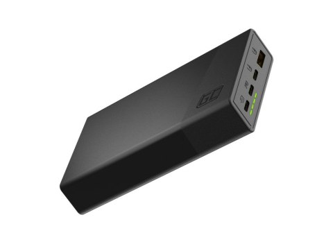 GREEN CELL POWERBANK POWERPLAY 20S CZARNY 20000MAH 22,5W 3X USB-C PD 1X USB-A Green Cell