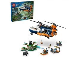 LEGO City 60437 Helikopter badaczy dżungli w bazie Lego