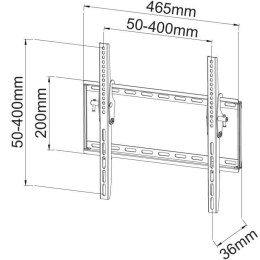 TECHLY UCHWYT ŚCIENNY TV LED/LCD 23-55 CALI 45KG U TECHly